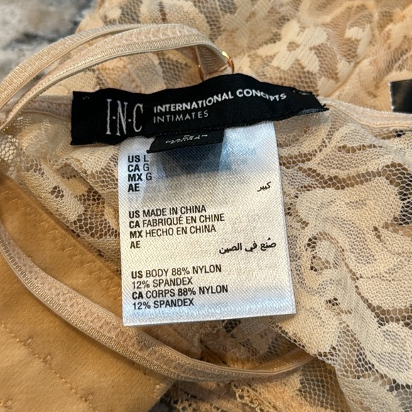 INC | Lace Bralette in Almond Latte Size SMALL - Picture 7 of 10